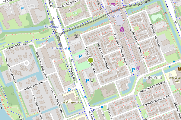 Ambulance-melding op Louise de Colignylaan, Vlaardingen op 25 juni, kaart-overzicht