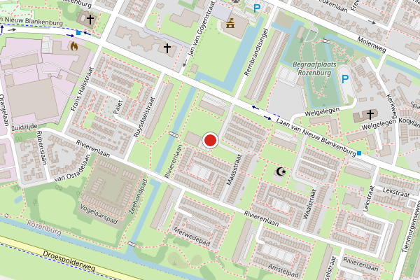 Brandweer-melding op Rotterdam op 25 juni, kaart-overzicht