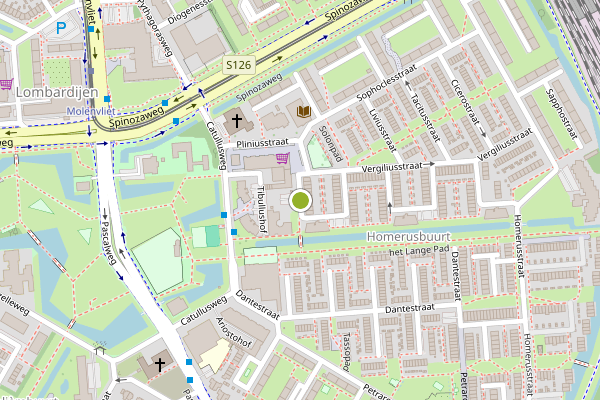 Ambulance-melding op Horatiusstraat, Rotterdam op 25 juni, kaart-overzicht