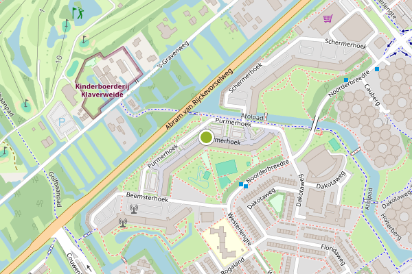 Ambulance-melding op Purmerhoek, Capelle aan den IJssel op 25 juni, kaart-overzicht