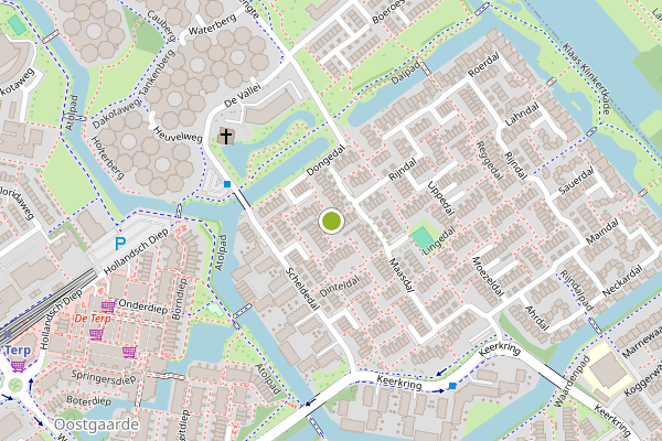 Ambulance-melding op Diezedal, Capelle aan den IJssel op 26 juni, kaart-overzicht