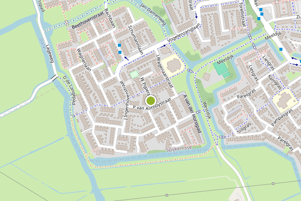 Ambulance-melding op W. Pijperstraat, Spijkenisse op 26 juni, kaart-overzicht