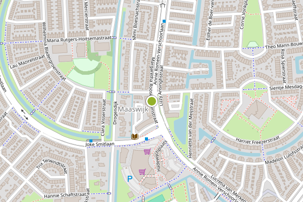 Ambulance-melding op Margaretha Roosenboomstraat, Spijkenisse op 26 juni, kaart-overzicht