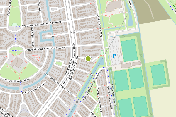 Ambulance-melding op Lotte Beesestraat, Spijkenisse op 26 juni, kaart-overzicht