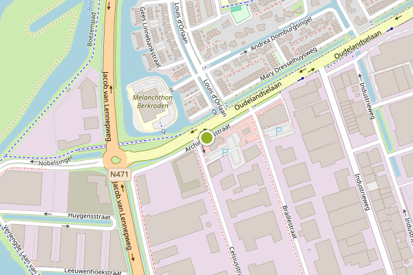 Ambulance-melding op Archimedesstraat, Berkel en Rodenrijs op 26 juni, kaart-overzicht