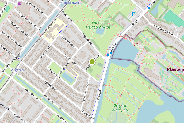 Ambulance-melding op Bovenkruierlaan, Rotterdam op 26 juni, kaart-overzicht