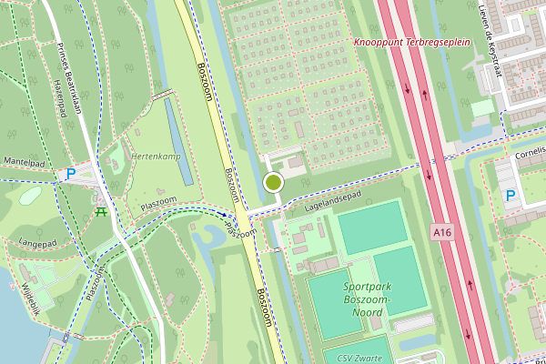 Ambulance-melding op Lagelandsepad, Rotterdam op 26 juni, kaart-overzicht