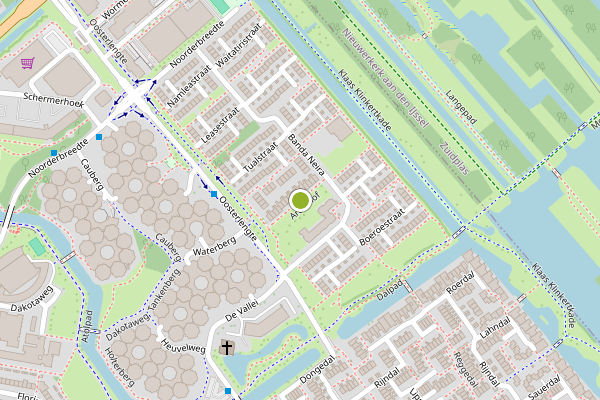 Ambulance-melding op Aroe-hof, Capelle aan den IJssel op 26 juni, kaart-overzicht