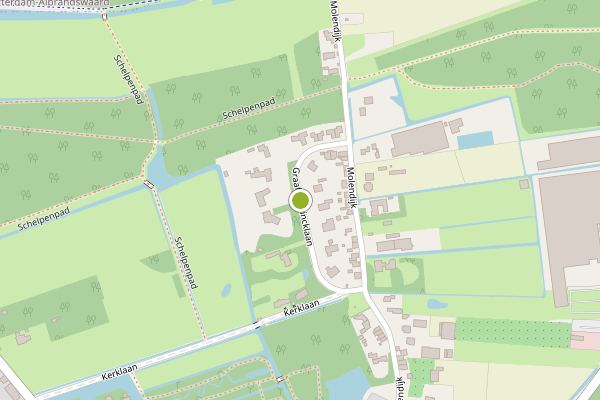 Ambulance-melding op Graaf Bentincklaan, Rhoon op 26 juni, kaart-overzicht