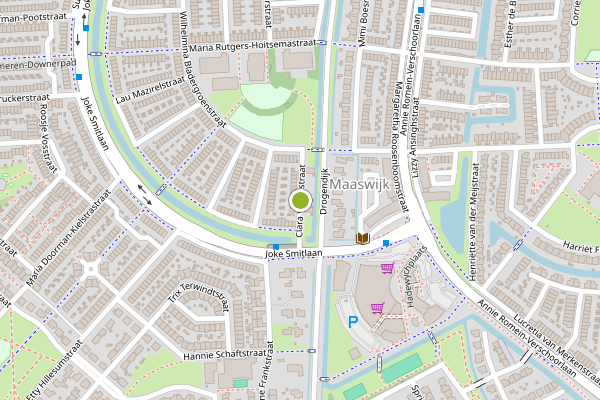 Ambulance-melding op Clara Visserstraat, Spijkenisse op 27 juni, kaart-overzicht