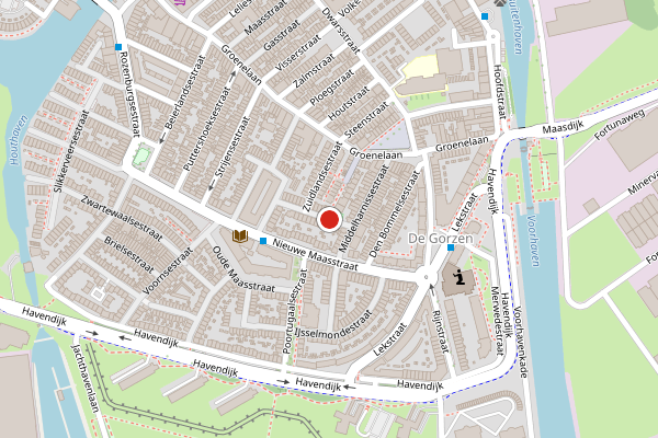 Brandweer-melding op Pendrechtsestraat, Schiedam op 27 juni, kaart-overzicht