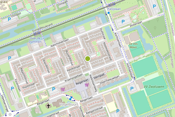 Ambulance-melding op Koekoekstraat, Vlaardingen op 27 juni, kaart-overzicht