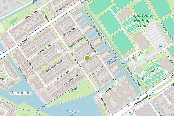 Ambulance-melding op Spaarnestraat, Berkel en Rodenrijs op 26 juni, kaart-overzicht