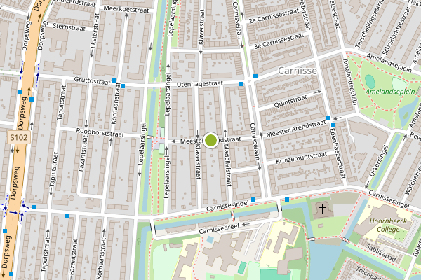 Ambulance-melding op Meester Arendstraat, Rotterdam op 27 juni, kaart-overzicht