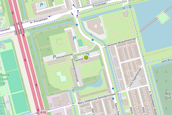 Ambulance-melding op Favrestraat, Rotterdam op 27 juni, kaart-overzicht