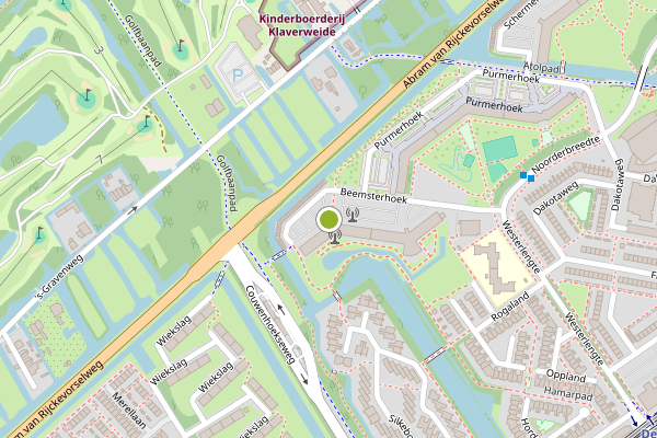 Ambulance-melding op Beemsterhoek, Capelle aan den IJssel op 27 juni, kaart-overzicht