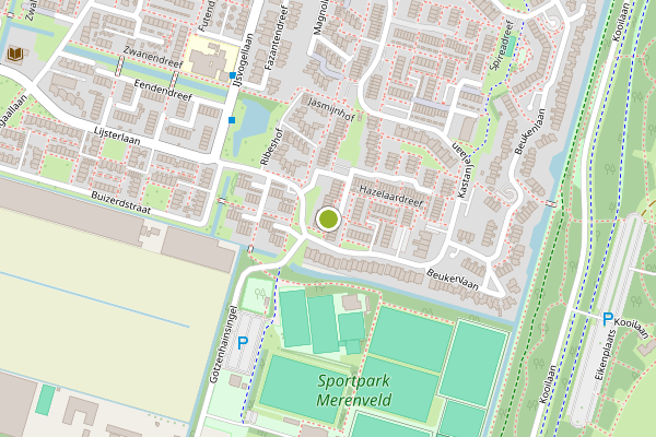 Ambulance-melding op Berkendreef, Bleiswijk op 27 juni, kaart-overzicht