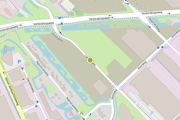 Ambulance-melding op Laurierweg, Ridderkerk op 27 juni, kaart-overzicht