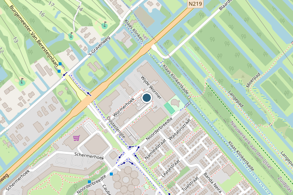 Politie-melding op Wormerhoek, Capelle aan den IJssel op 27 juni, kaart-overzicht