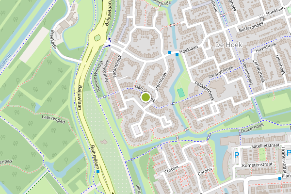 Ambulance-melding op Ganzenhoek, Spijkenisse op 27 juni, kaart-overzicht