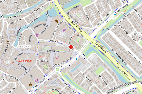 Brandweer-melding op Gorsstraat, Spijkenisse op 27 juni, kaart-overzicht