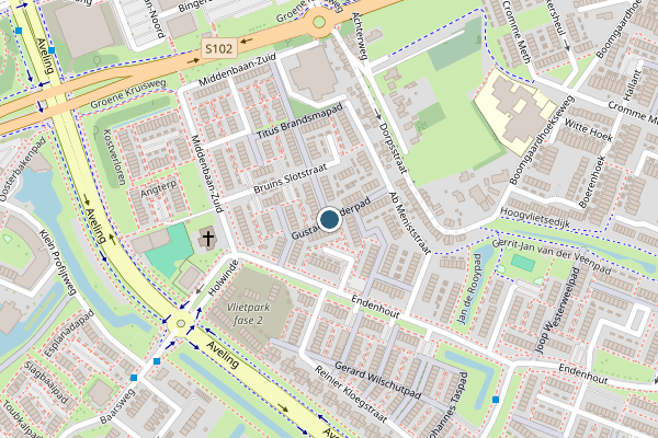 Politie-melding op Gustaaf Gelderpad, Hoogvliet op 27 juni, kaart-overzicht
