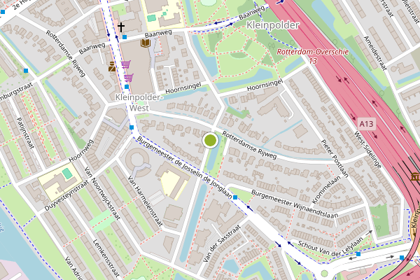 Ambulance-melding op Burgemeester Koningssingel, Rotterdam op 27 juni, kaart-overzicht